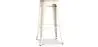Stołek barowy - Wzór przemysłowy - Drewno & stal - 76cm - Nowa edycja - Stylix image 9