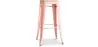 Stołek barowy - Wzór przemysłowy - Drewno & stal - 76cm - Nowa edycja - Stylix image 9