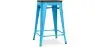 Stołek barowy - Wzornictwo Przemysłowe - Drewno & Stal - 60cm -Stylix image 9
