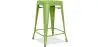 Stołek barowy - Industrial Design - Matte Steel - 60cm - New Edition - Stylix image 9