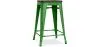 Stołek barowy - Wzornictwo Przemysłowe - Drewno & Stal - 60cm -Stylix image 9