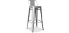 Stołek barowy z oparciem - Industrial Design - 76cm - New Edition - Stylix image 9