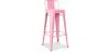 Stołek barowy z oparciem - Industrial Design - 76cm - New Edition - Stylix image 9