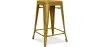 Stołek barowy - Industrial Design - Matte Steel - 60cm - New Edition - Stylix image 9