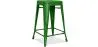 Stołek barowy - Industrial Design - Matte Steel - 60cm - New Edition - Stylix image 9