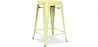 Stołek barowy - Industrial Design - Matte Steel - 60cm - New Edition - Stylix image 9