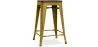 Stołek barowy - Wzornictwo Przemysłowe - Drewno & Stal - 60cm -Stylix image 9