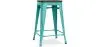 Stołek barowy - Wzornictwo Przemysłowe - Drewno & Stal - 60cm -Stylix image 9