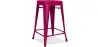 Stołek barowy - Industrial Design - Matte Steel - 60cm - New Edition - Stylix image 9