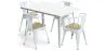 Zestaw stół i 4 krzesła z podłokietnikami Design przemysłowy - New Edition - Bistrot Stylix image 9