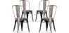 Zestaw 4 krzeseł do jadalni - Industrial Design - New Edition - Stylix image 9