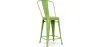 Stołek barowy z oparciem - Industrial Design - 60cm - Stylix image 9