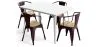 Zestaw stół i 4 krzesła z podłokietnikami Design przemysłowy - New Edition - Bistrot Stylix image 9
