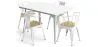 Zestaw stół i 4 krzesła z podłokietnikami Design przemysłowy - New Edition - Bistrot Stylix image 9
