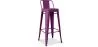 Stołek barowy z oparciem - Industrial Design - 76cm - New Edition - Stylix image 9