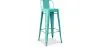 Stołek barowy z oparciem - Industrial Design - 76cm - New Edition - Stylix image 9