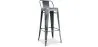 Stołek barowy z oparciem - Industrial Design - 76cm - New Edition - Stylix image 9