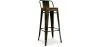 Stołek barowy z oparciem - Industrial Design - 76cm - New Edition - Stylix image 9