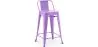 Stołek barowy z oparciem - Design przemysłowy - 60cm - New Edition - Stylix image 9