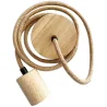 Podwieszany Kabel do Lampy z Dziewięciostopniowego I Drewna - 200 cm - Hanz image 9