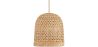 Lampa Sufitowa z Ratana - Lampa Wisząca w Stylu Boho Bali - 30 cm - Rava image 9