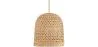 Lampa Sufitowa z Ratana - Lampa Wisząca w Stylu Boho Bali - 30 cm - Rava image 9