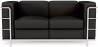 Sofa dwuosobowa - Obita eko-skórą - Lecur image 9