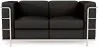 Sofa dwuosobowa - Obita eko-skórą - Lecur image 9