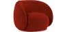 Zakrzywiony fotel obity aksamitem - Cally image 9