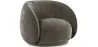 Zakrzywiony fotel obity aksamitem - Cally image 9
