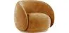 Zakrzywiony fotel obity aksamitem - Cally image 9