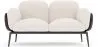 Sofa dwuosobowa - Tapicerka z tkaniny bouclé - Vandan image 9