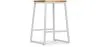 Stołek barowy - Industrial Design - Wood & Metal - 60cm - Big Boy image 9
