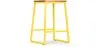 Stołek barowy - Industrial Design - Wood & Metal - 60cm - Big Boy image 9