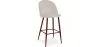 Stołek z aksamitną tapicerką - Scandinavian Design - Evelyne image 9