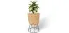 Okrągły Doniczka podłogowa - Styl Boho - 46 CM - Firna image 9