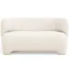 Sofa 2/3 Miejscowe - Tapicerowane w Tkaninę Bouclé - Magnolia image 9