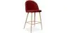 Stołek tapicerowany tkaniną - Scandinavian Design - 66cm - Evelyne image 9