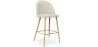 Stołek tapicerowany tkaniną - Scandinavian Design - 66cm - Evelyne image 9