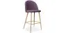 Stołek tapicerowany tkaniną - Scandinavian Design - 66cm - Evelyne image 9