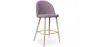 Stołek tapicerowany tkaniną - Scandinavian Design - 66cm - Evelyne image 9