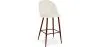 Stołek z aksamitną tapicerką - Scandinavian Design - Evelyne image 9