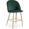 Stołek z aksamitną tapicerką - Skandynawski design - 66cm - Evelyne image 9