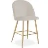 Stołek z aksamitną tapicerką - Skandynawski design - 66cm - Evelyne image 9