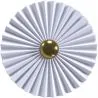 Lampa Ścienna Aplikacja Kwiat w Białym i Złotym Metalu - 30CM image 9