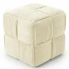 Kwadratowy Puf Tapicerowany Sztruksem - Nowoczesny Design - Cube image 9