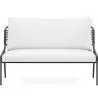 Sofa Zewnętrzna 135cm - Aluminium i Syntetyczny Rattan - Brawma image 9