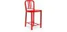 Designerski stołek z oparciem - 60cm - Jadon image 9
