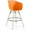 Hoker Barowy - Skandynawski Design - Nogi z Naturalnego Drewna - Melania image 9