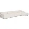 Modułowa Sofa Szezlong Tapicerowana w Tkaninie Bouclé - 4/5 miejsc - Bianca image 9